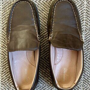 Boys Mocassins Nordstrom Size 2.5 youth Brown Dress Shoes